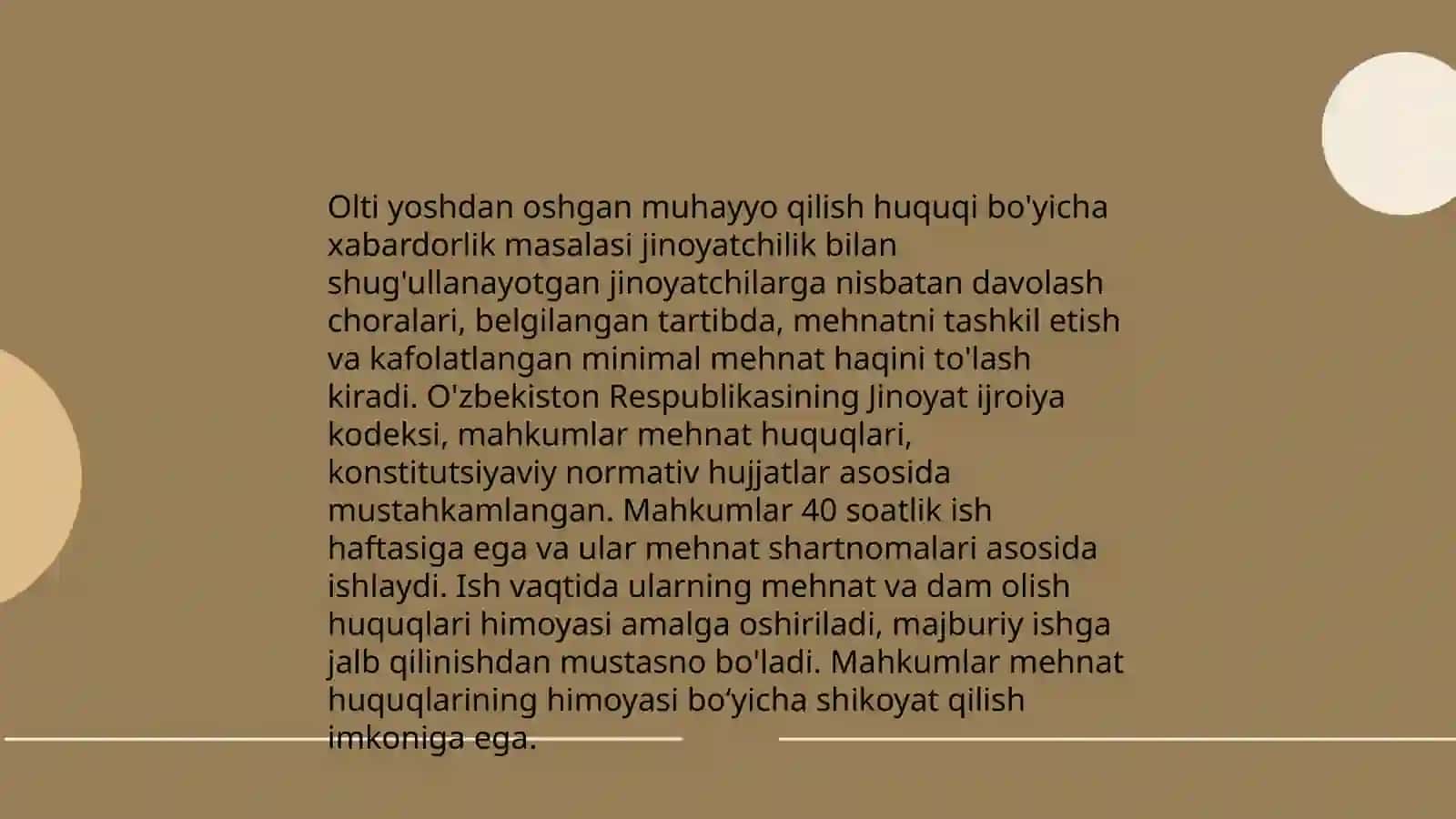 Mahkumlarning huquqiy holati 4
