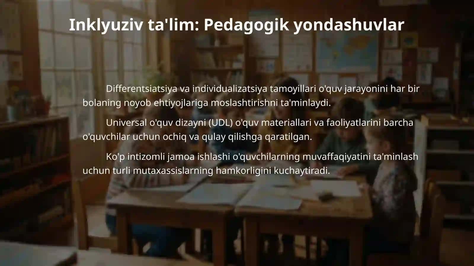 “Inklyuziv ta’limda fan o‘qituvchisi va maxsus pedagog hamkorligi” 4