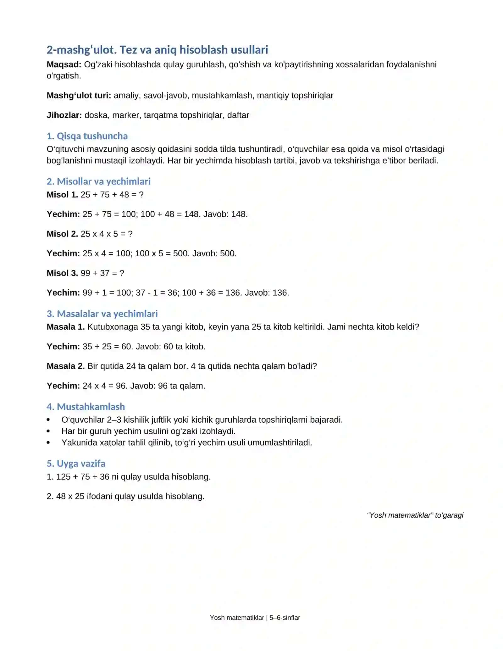 YOSH MATEMATIKLAR 4