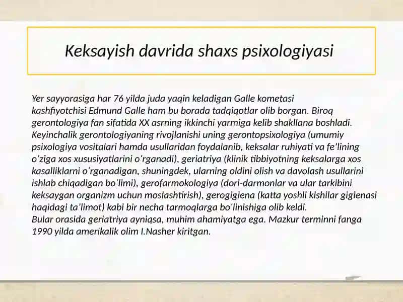Keksayish davrida shaxs psixologiyasi 4