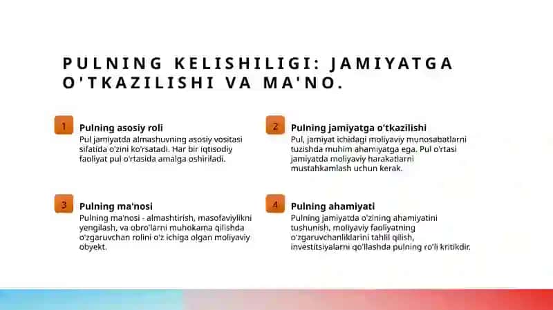 Pulning paydo bo'lishi,zarurligi va funksiyalari 4