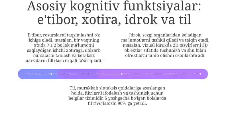 Kognitiv jarayonlar 4