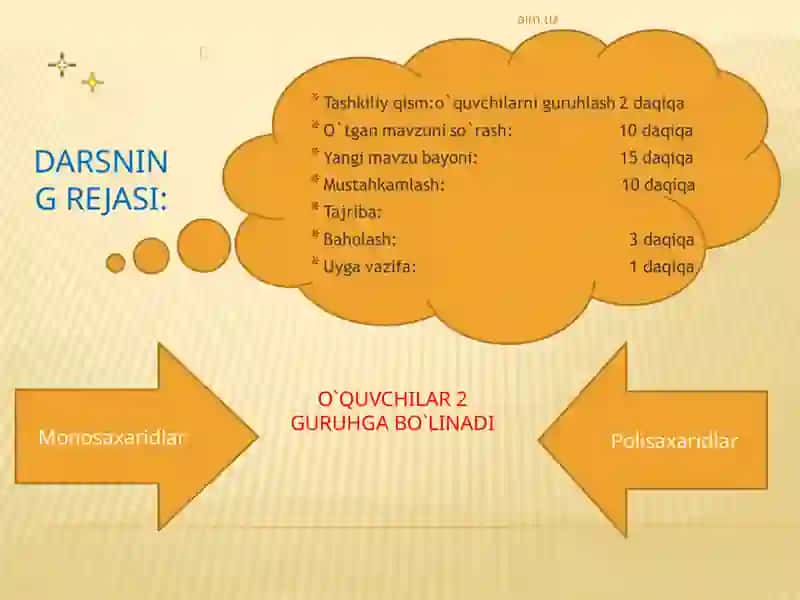 Uglevodlarning tuzilishi, formulasi, sinflanishi, nomlanishi va ishlatilishi 4