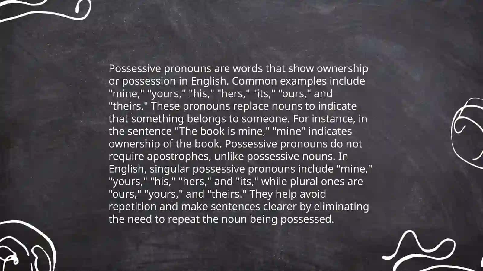 Possessive Pronouns 4