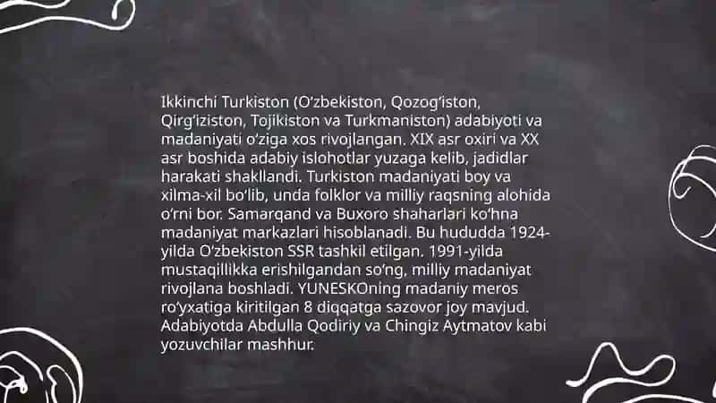 Turkistonda ilm-fan va madaniyat 4