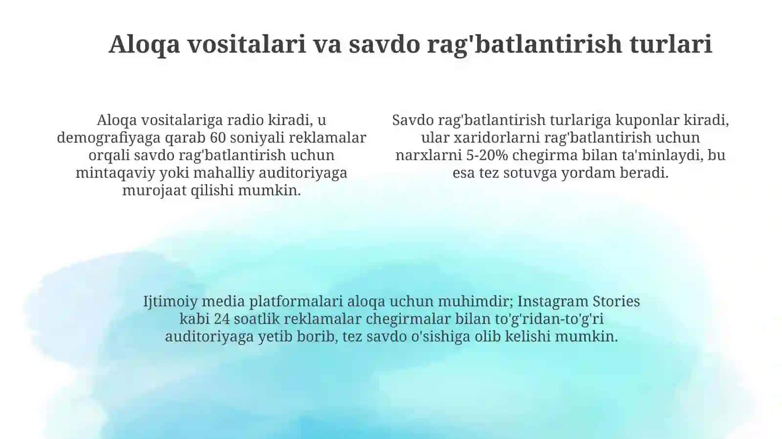 ALOQA VOSITALARI VA SOTISHNIRAG'BATLANTIRI 4