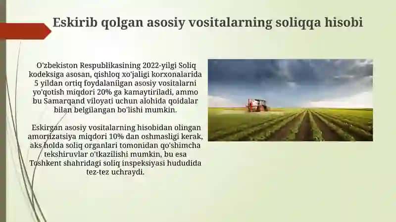 Asosiy vositalarni baholash usullari 4