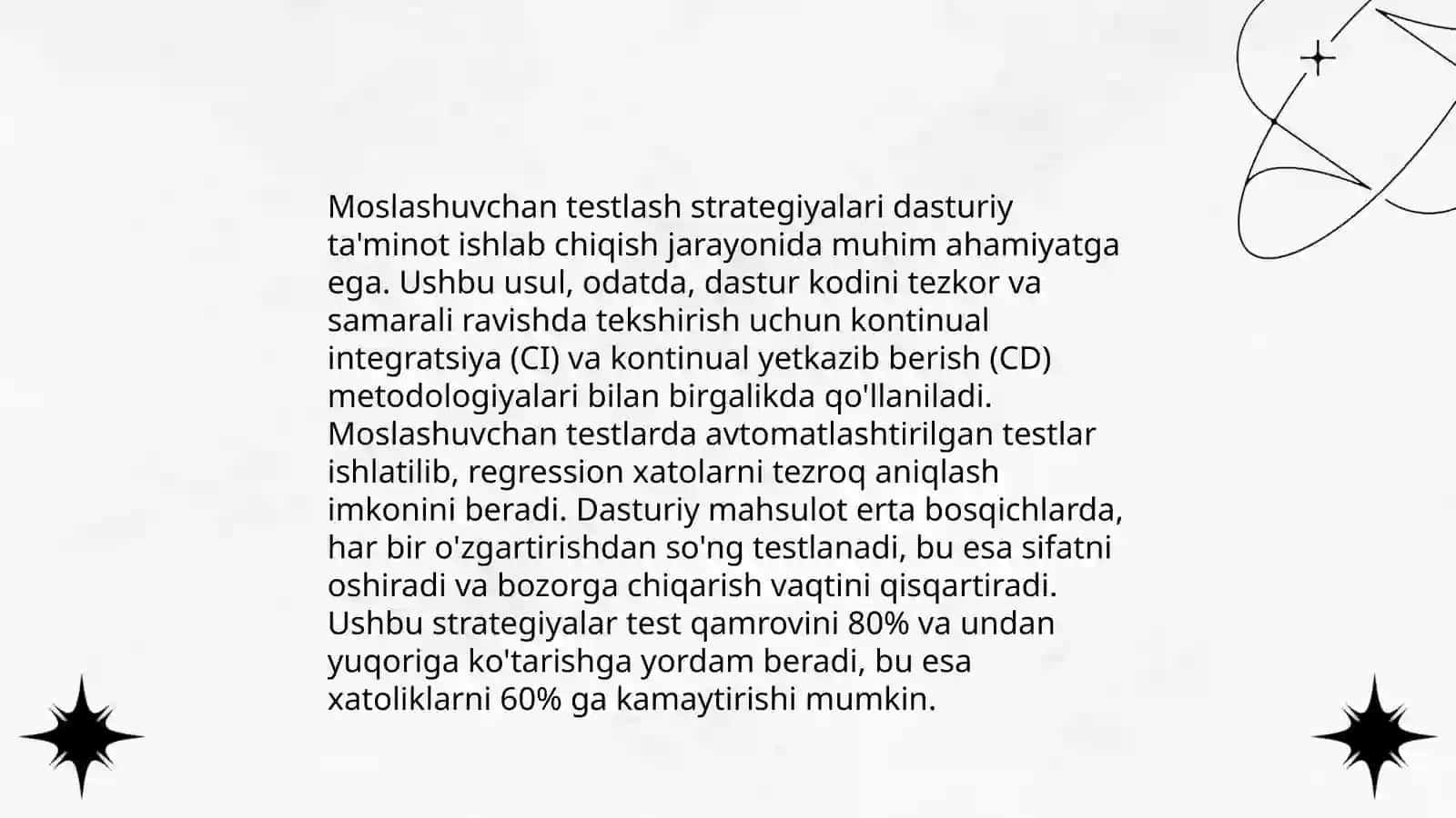Dasturlarni xatolarini tekshirish va testlash 4