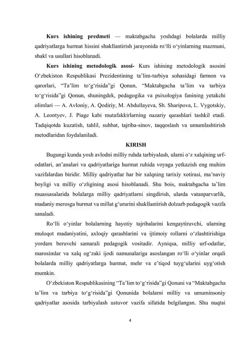 Roʻlli oʻyinlarda milliy qadriyatga hurmat uygʻotish 4