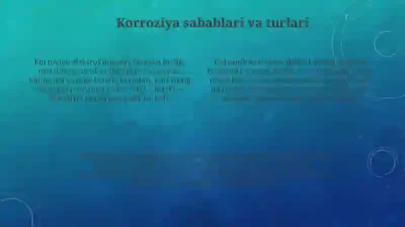Uyda kooroziyani yóq qilish usuli 4
