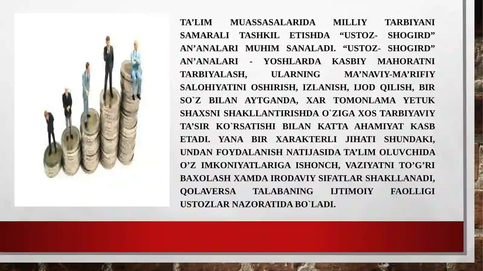 Pedagoglikkasbi rivojlantirishda Ustoz-shogirdan’analari 4