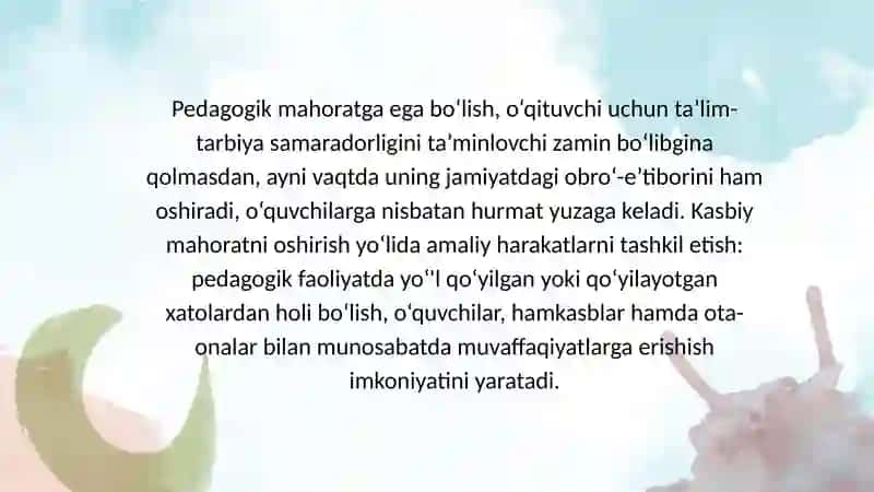 O'qituvchining barkamol avlodni tarbiyalashi 4