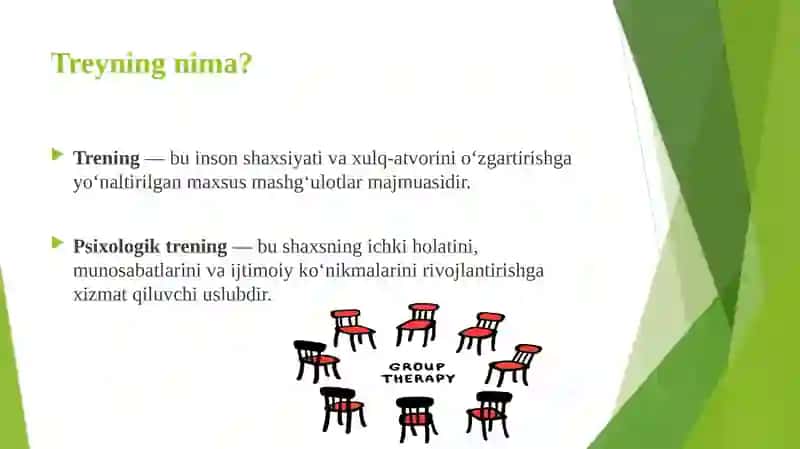 IJTIMOIY TRENING HAQIDA TUSHUNCHA 4