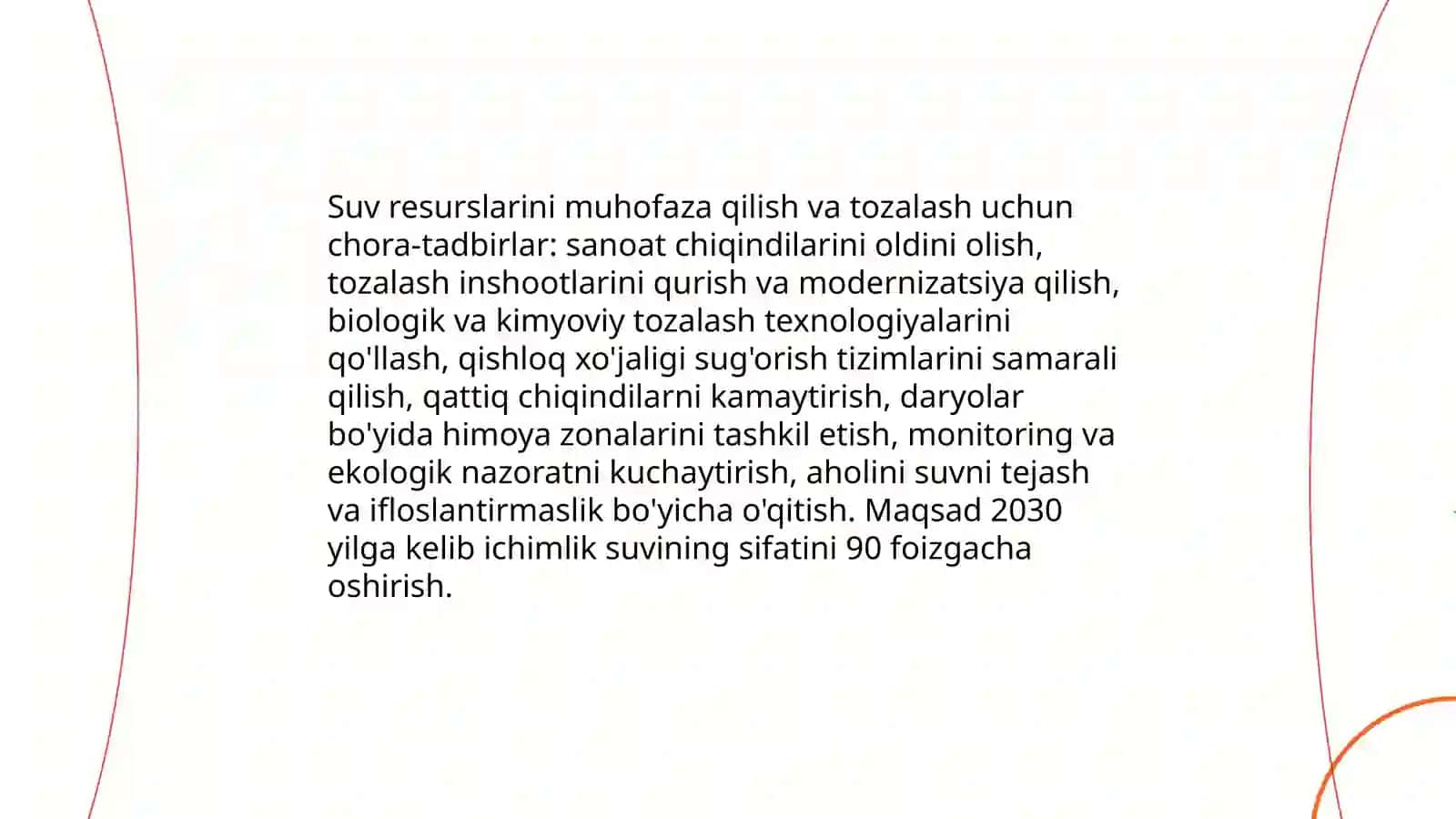 Atrof muhit muhofaza qilish vazifalari 4