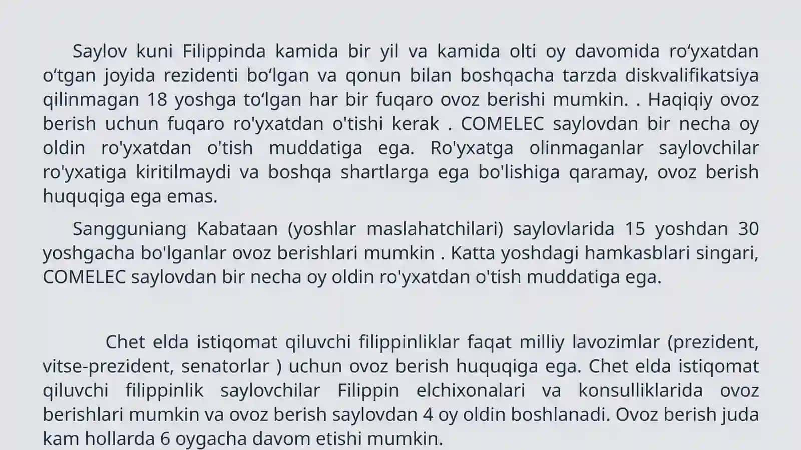 FILIPPIN SAYLOV TIZIMI. 4