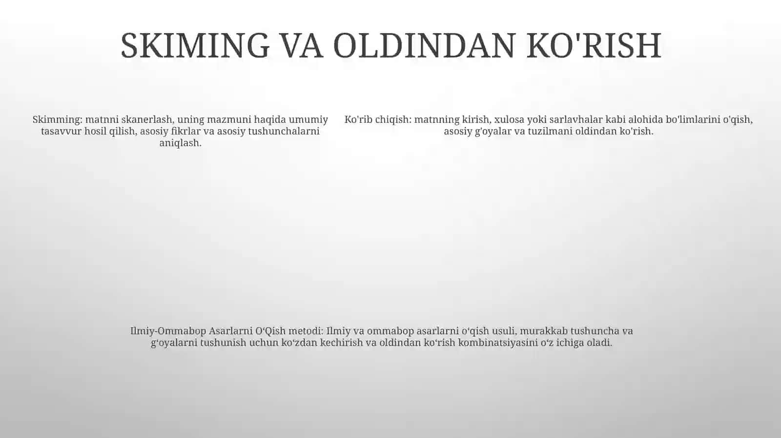 Ilmiy-Ommabop Asarlarni OʻQish Metodi 4