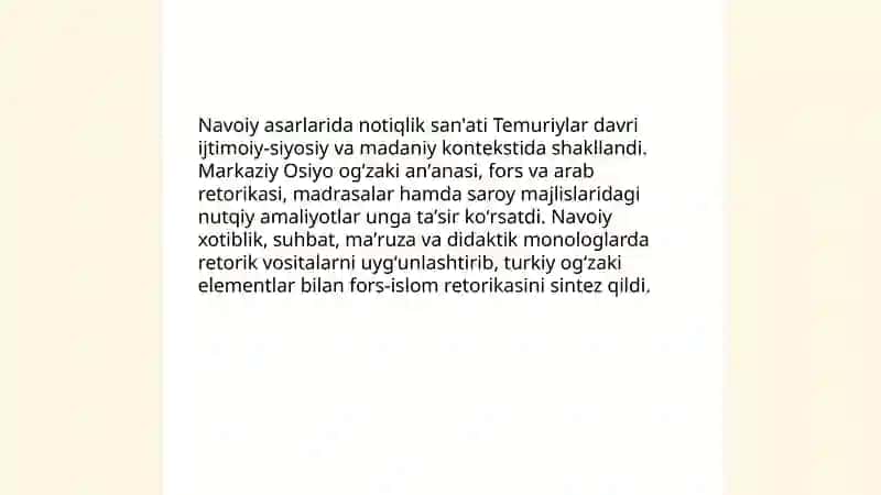 Alisher Navoiy ijodida nutq madaniyati va notiqlik san'ati 4