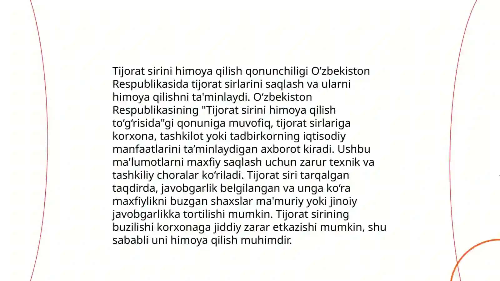 Tijorat siri va ichki tahlil 4