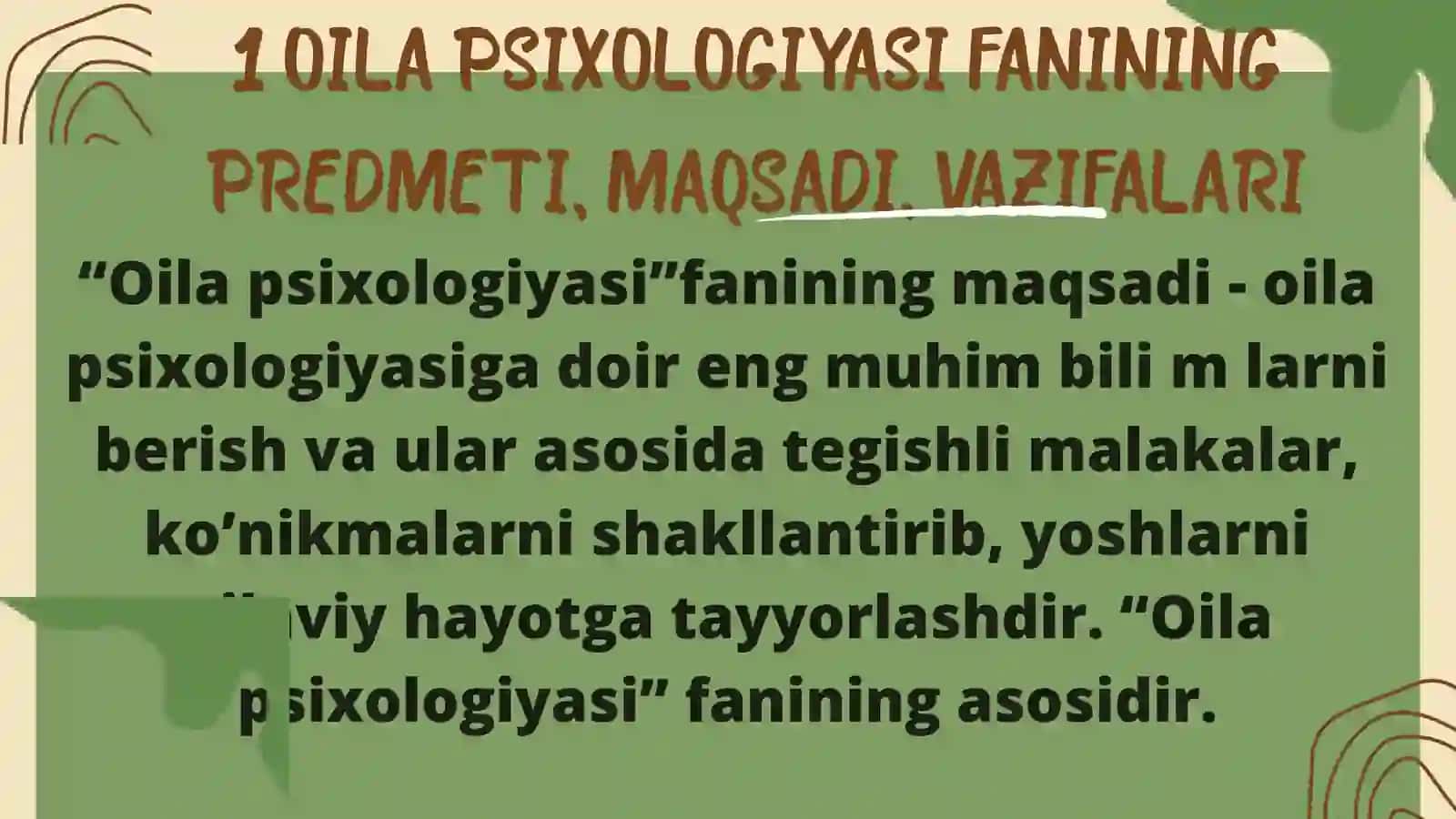 OILA PSIXOLOGIYASI 4