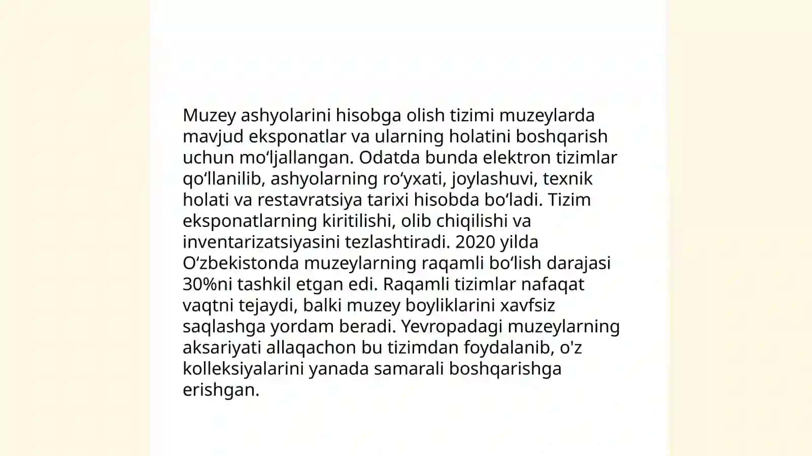 Davlat muzey fondi va uning mohiyati 4