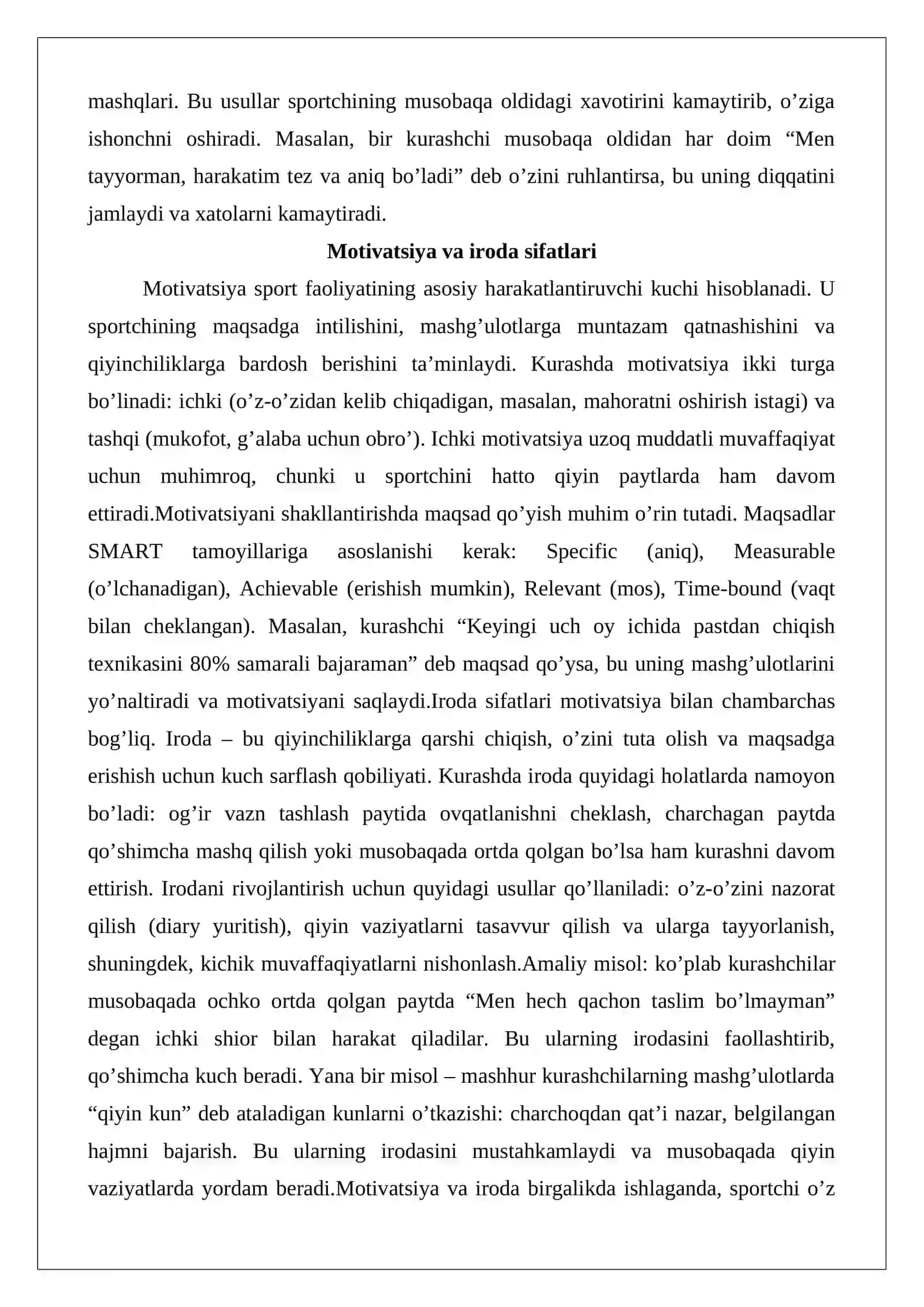Psixologik tayyorgarlikning ahamiyati 4