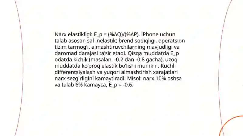 iPhone - mikroiqtisodiy tahlili 4