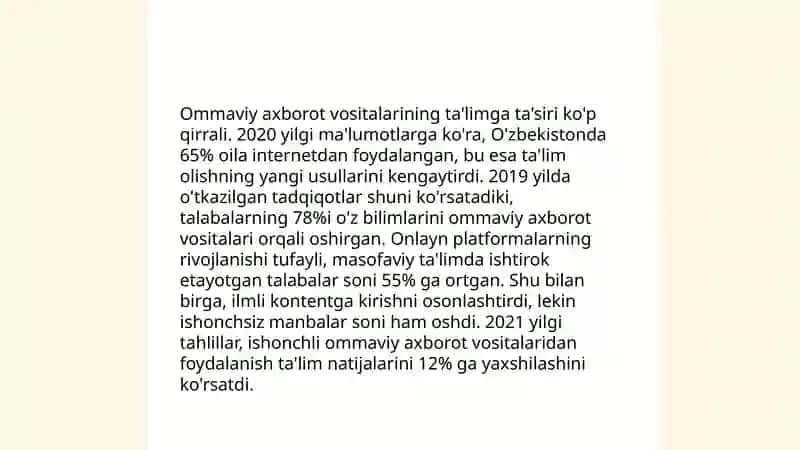 Media qadriyat va ta'lim 4