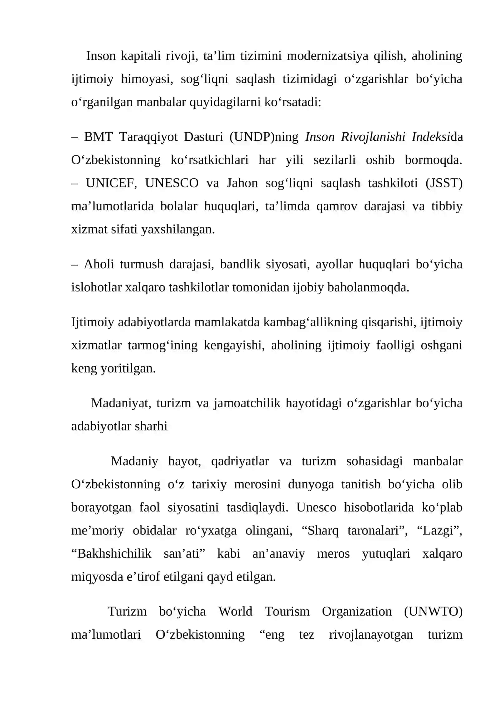 MANBALAR TAHLILI VA ADABIYOTLAR SHARHI 4