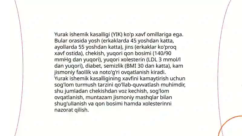 Yurak ishemik kasalligi 4