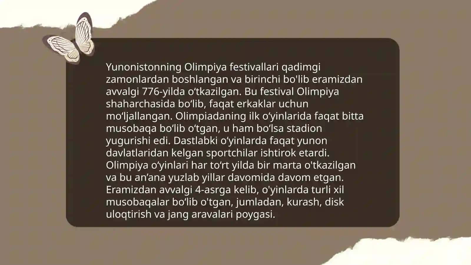 Olimpiya oʻyinlarining qadimgi bosqichlari 4