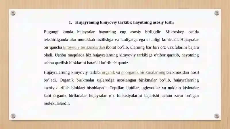 Hujuylaning kimyoviy tarkibi 4