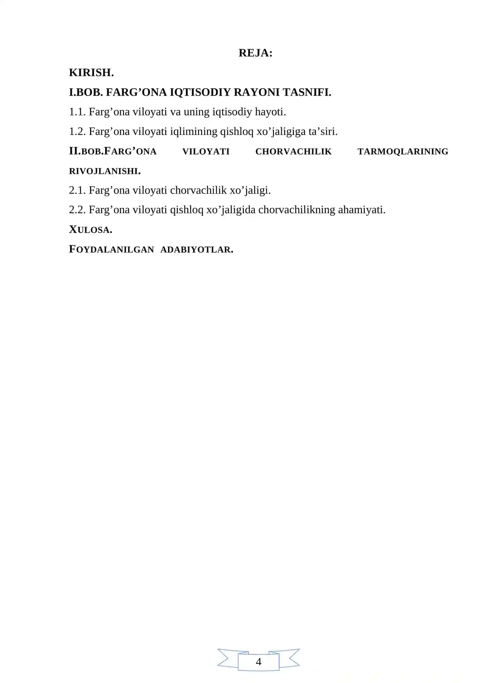 Farg’ona iqtisodiy rayonining chorvachiligi 4