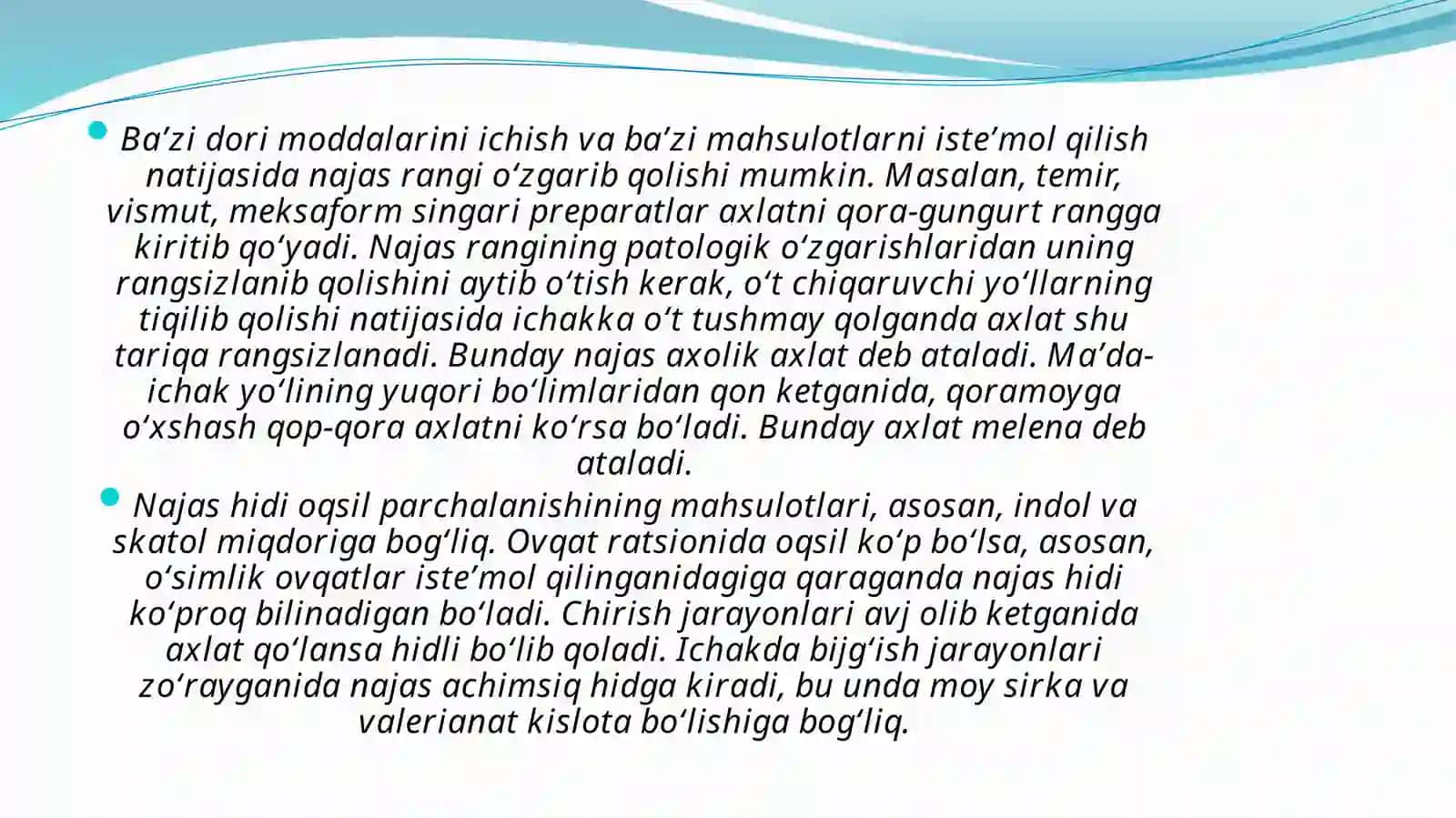 Umumiy axlattalilining interpretatsiyasi 4