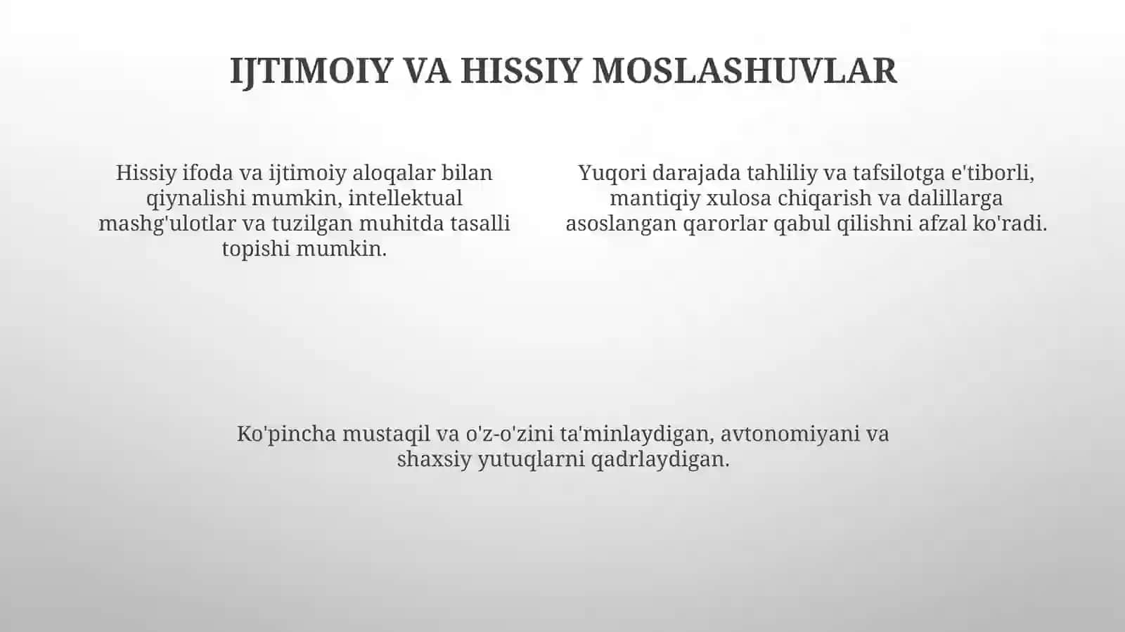 Analizatorning yosh xususiyatlari 4