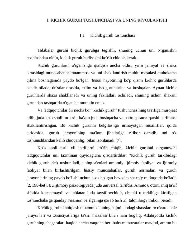 Talabalar Guruhining Xususiyatlari va Uning Rivojlanishi 4
