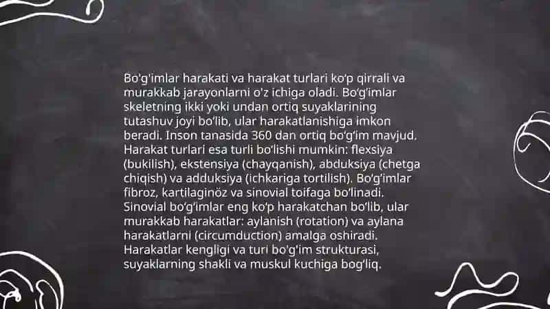 Bo'g'imlarning biomexanikasi 4