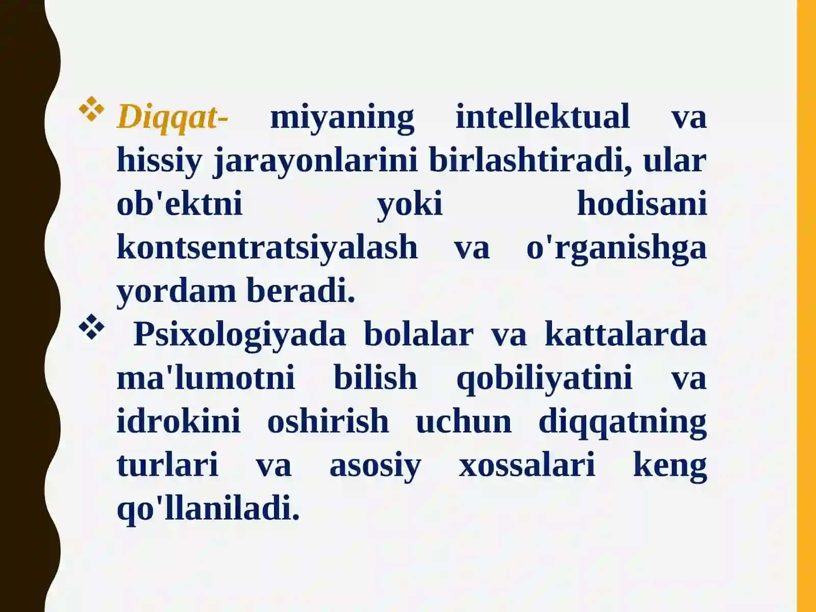diqqat va xotira 4