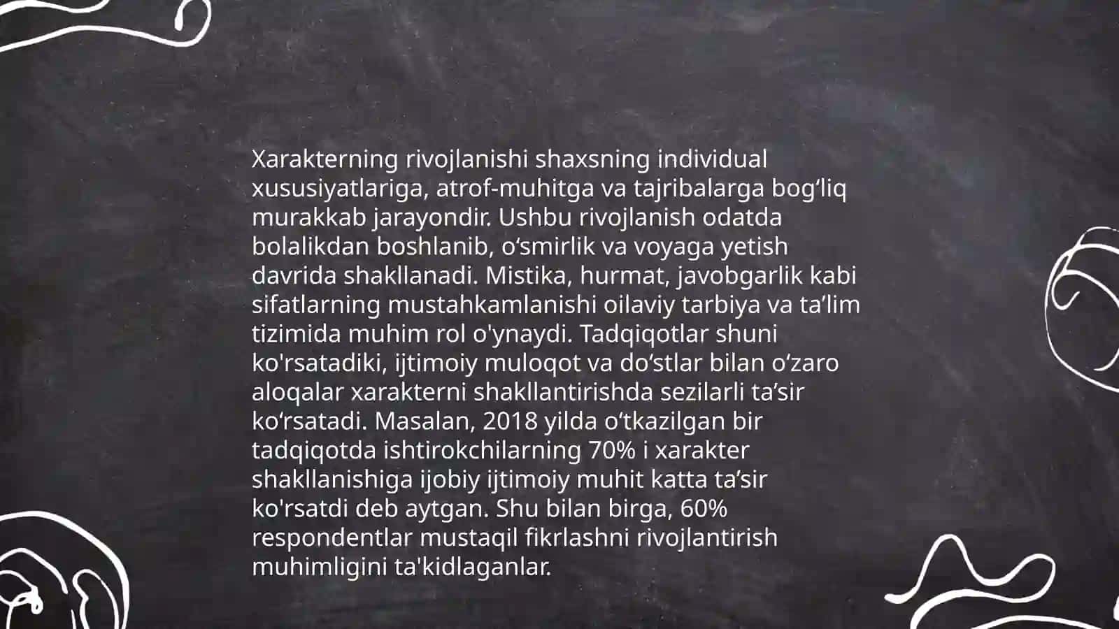 Xarakter va shaxsiyat 4