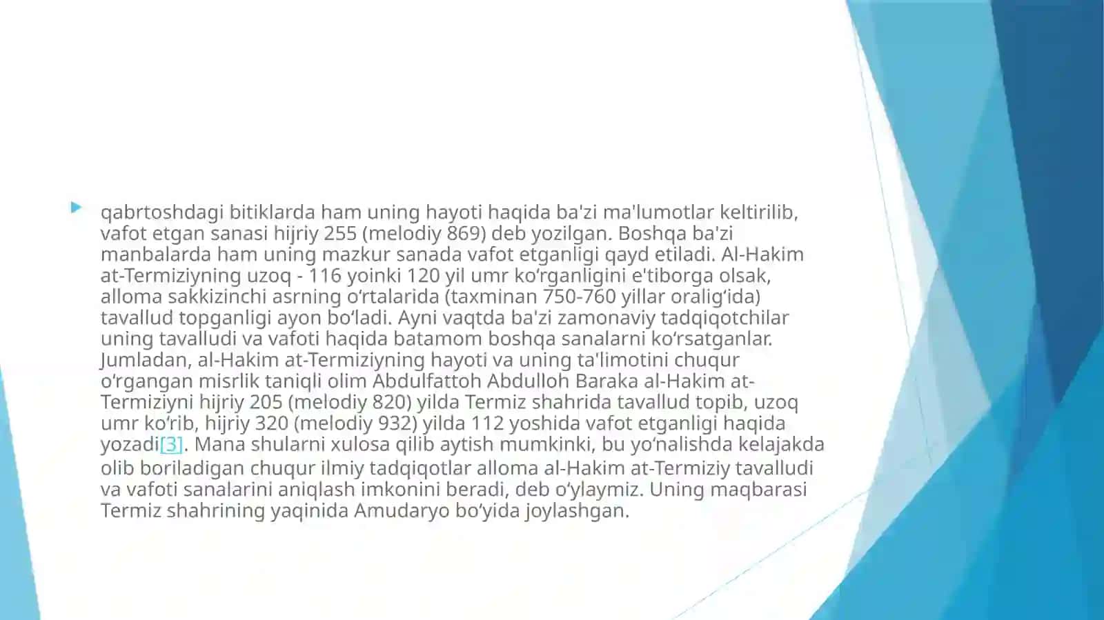 Hakim Termiziy jodidan afstalqini 4
