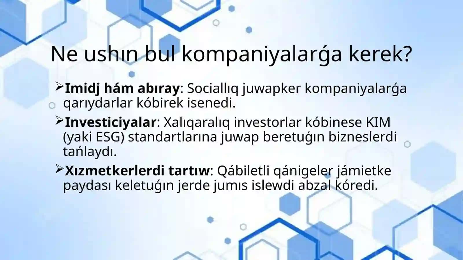 Korporativ socialliq juwapkershilik 4