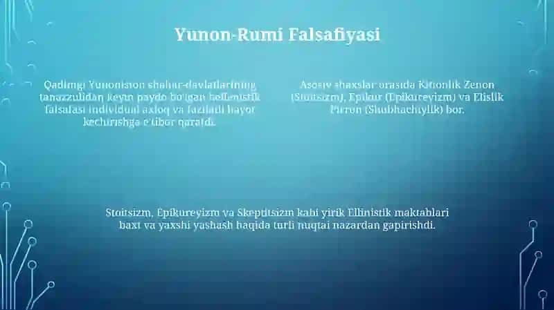 Qadimgi davr Yunon falsafasi 4