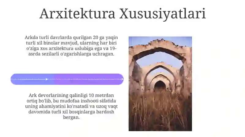 Buxoro viloyati Ark meʼmoriy yodgorligi 4