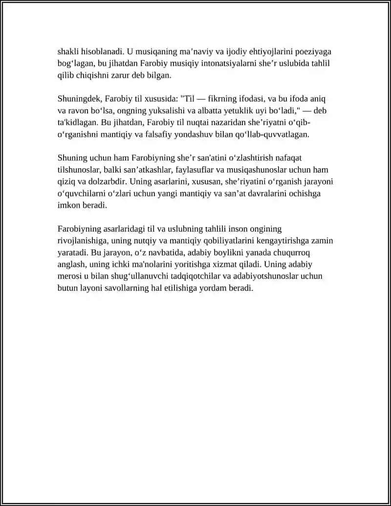 FAROBIYNING SHER SANATINI OʻQIB OʻRGANISH 4