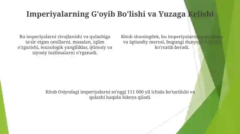 Osiyo Xo'jaligi Tarixi 4