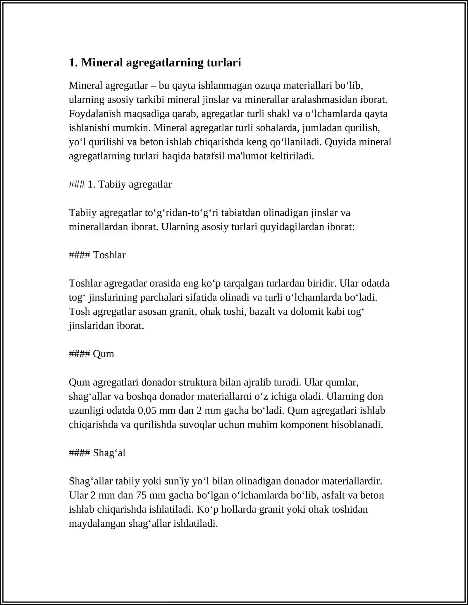 MINERAL AGREGATLARI 4