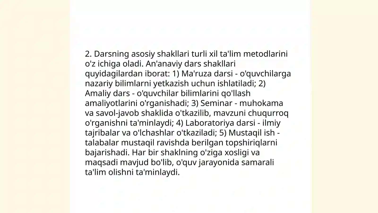 Ta'lim tamoyillari va qoidalari 4