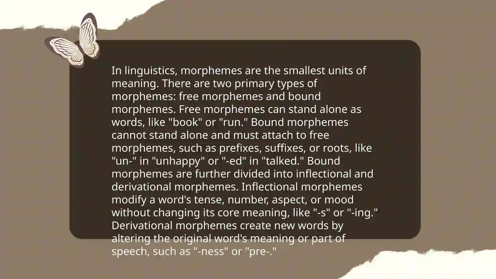 Morphemics 4
