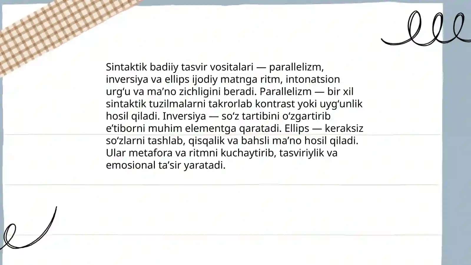 Badiiy asar tili va badiiy tasvir vositalari 4