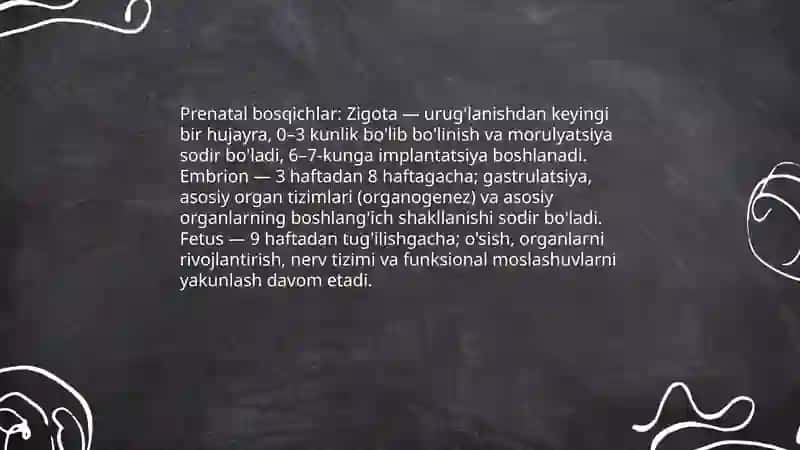 O'sish va shakllanish jarayonlari 4