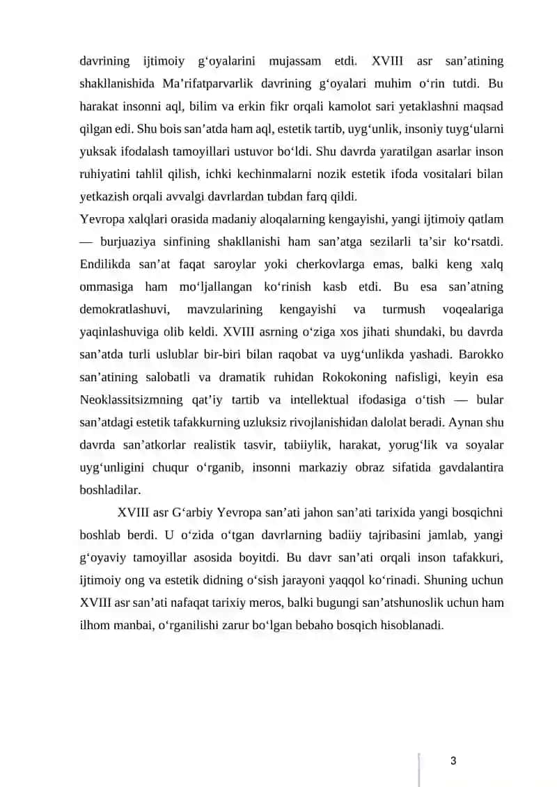 XVIII ASR G‘ARBIY YEVROPA SAN’ATI 4